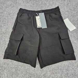 Sovereign Code Girls Cargo Shorts Stretch Wrinkle Free Comfort Black Size 7/8